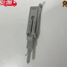 2 In 1 SS001 Key Decoder Perfect Match For Key Picking Hook Tool Stainless Steel