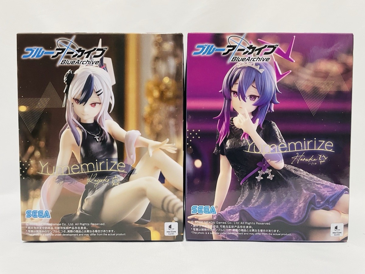 Blue Archive yumemirize Kayoko Haruka Figure Set SEGA Japan Anime