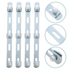 4pcs Mesh Cable Tray Support - Stainless Steel Grid Cable Tray Support Bars,