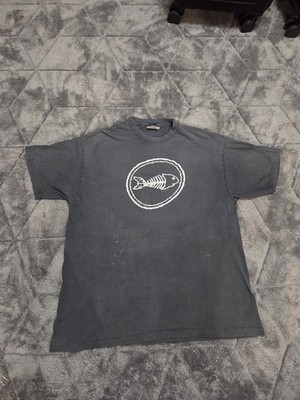VTG Gray Fishbone BONE IN THE USA TOUR '86 Graphic Tee Single Stitch XL USA MADE