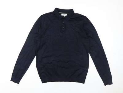 Nines Collection Pullover Pulli Herren Schwarz M Kragen