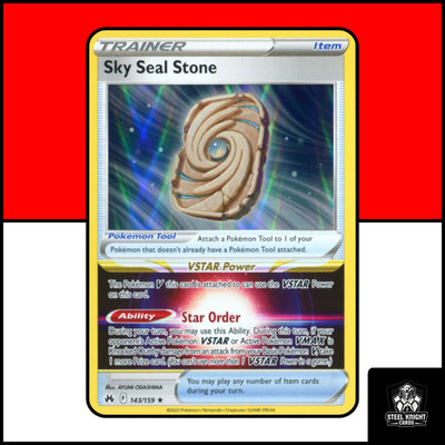Sky Seal Stone : 143/159 : Holo : Pokémon TCG : ENG