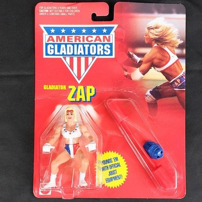 American Gladiators Zap Raye Hollitt Action Figure SEALED Mattel Vintage 1991