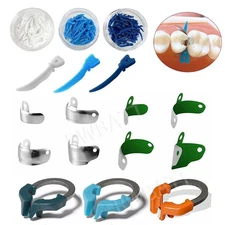 Dental Matrix Bands Ring Sectional Matrice Clamp Wedges Fit Palodent V3 System