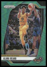 Alana Beard 2024 Panini Prizm WNBA #85 Green Prizms Los Angeles Sparks