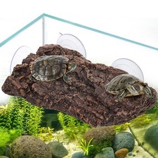ZENFUN Turtle Basking Platform, Fish Tank Aquarium Tortoise Climbing brown