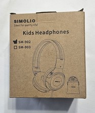 SIMOLIO Kids Headphones with Cord 75dB/85dB/94dB Volume Limited Wired Headpho...