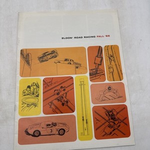 Dealer Catalog Fall 1965 Eldon Toys Road Racing Models Dealer Retail Car Auto