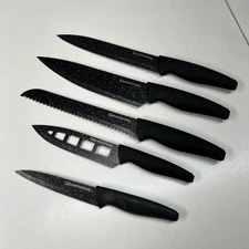 Nutriblade 5 PC Knife Set by Granitestone, Professional Kitchen Knives