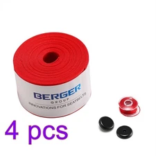 4Pc 3.6M Harness 3 Point Auto Car Racing Front Safety Retractable Lap Seat -US