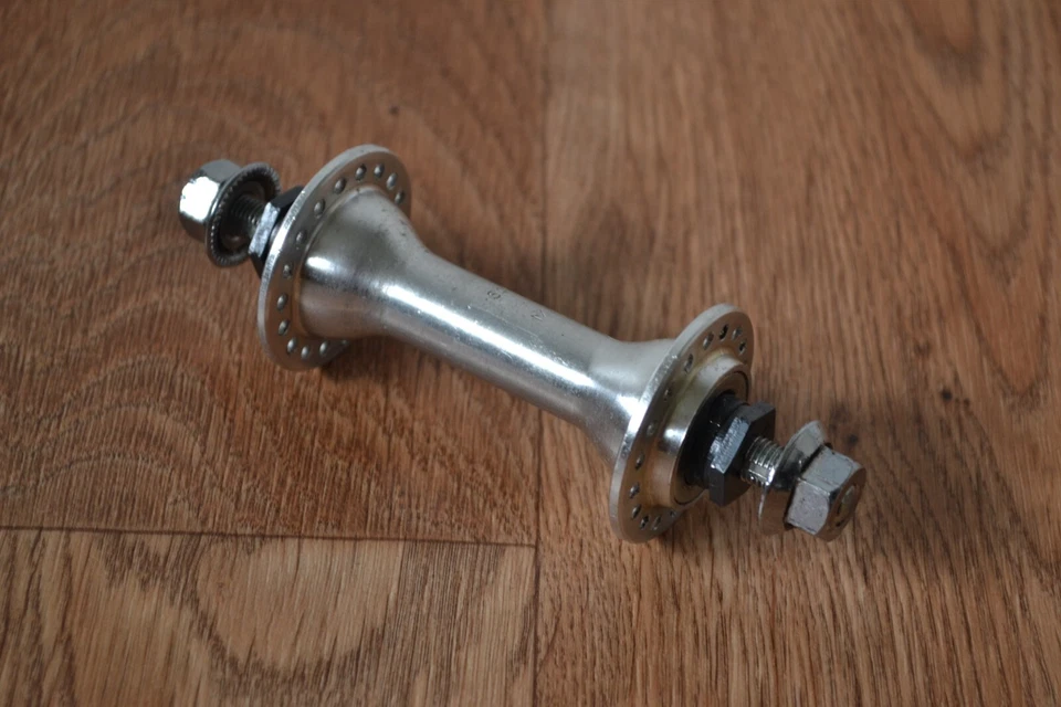 De colección 1991 Sachs-Maillard 36 agujeros aleación buje delantero atornillado Foto 3 de 4