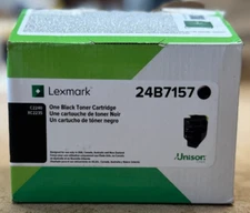 NEW Lexmark 24B7157 Black Toner Cartridge for Lexmark C2240 and XC2235 OPEN BOX