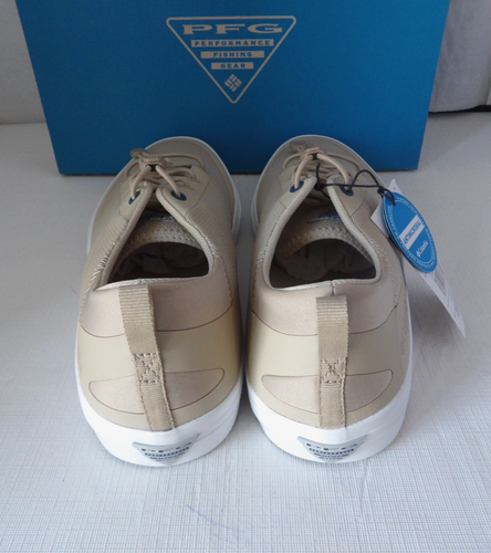 Scarpe da uomo nuove senza scatola autentiche COLUMBIA PFG "BONEHEAD" beige, bianco taglia 11 M - Foto 9 di 11