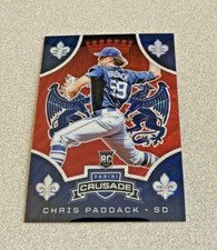 2019 Panini Crusade RC Ruby Red Wave Prizm #7 Chris Paddack Padres /199