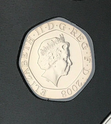 Simply Coins~ 2008 TWENTY 20 PENCE SHIELD COIN BRILLIANT UNCIRCULATED BU - Picture 2 of 3