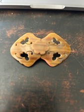 Art Deco Belt Buckle Celluloid Vintage Clip