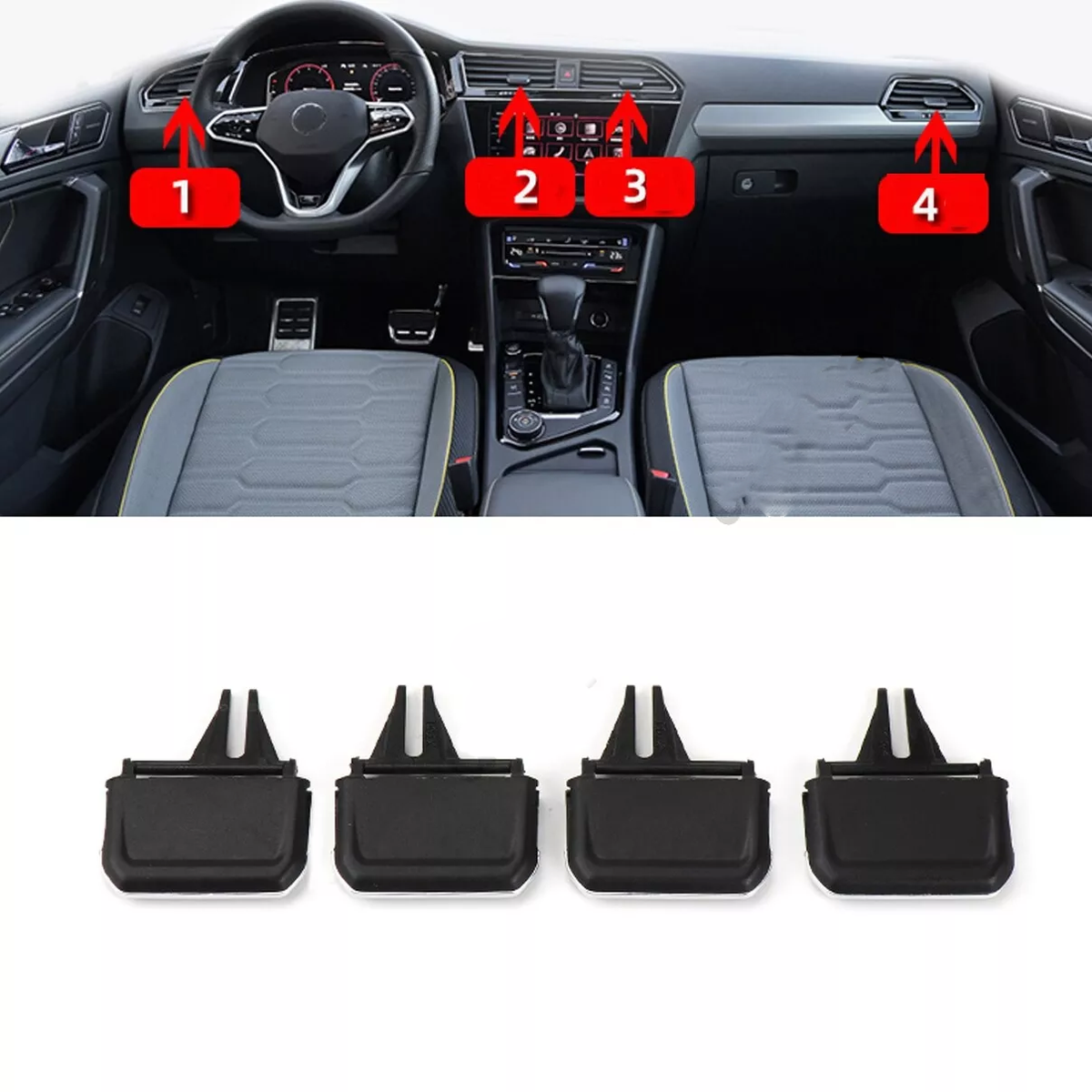 Compatibel AC-uitgang achter voor Tiguan 2 MK2 2017 2021