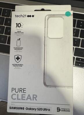 Tech21 Pure Clear Samsung Galaxy S20 Ultra Clear Handyhülle Fallschutz UK