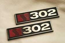 2005-2009 Saleen S302 Ford Mustang Fender Badge - Brushed Finish