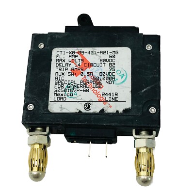 CARLING TECHNOLOGIES CT1-X0-23-923-A21-MJ CIRCUIT BREAKER 3050107P-60