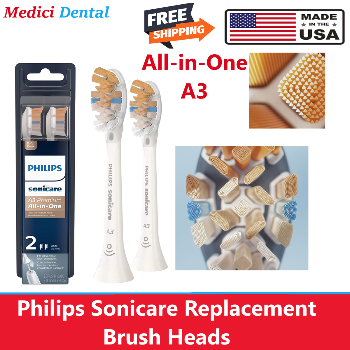 Philips Sonicare Premium A3- All In One Complete Care Toothbrush