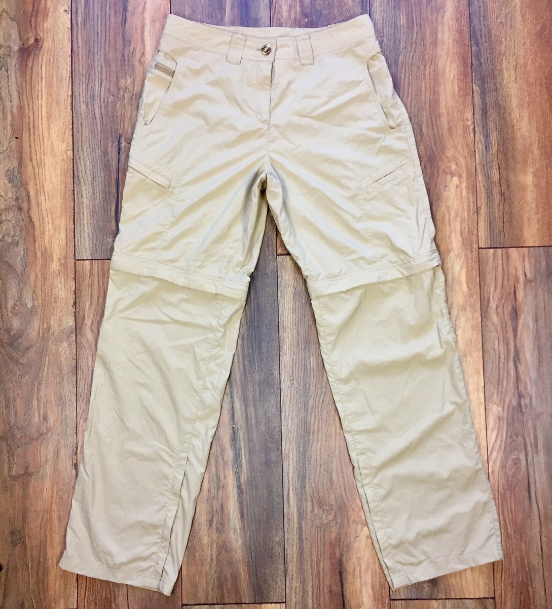 Pantalon convertible homme beige nylon randonnée 34x32 Exofficio Buzz