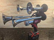 Milwaukee m18 Train Horn - 4 Trumpet - Chrome