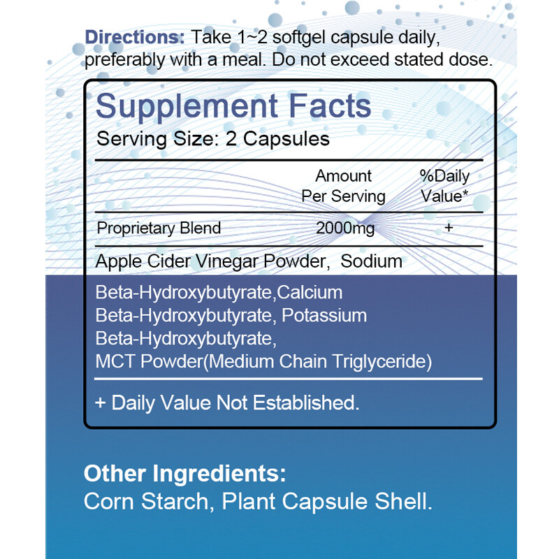 Keto Slimming Gummies/Drops/Capsules 20,000mg ACV Weight Loss,Fat Burner,Detox E