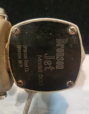 リール Bronson Jet 500 Vintage Bronson Jet Model 500 Spinning Fishing Reel Vintage