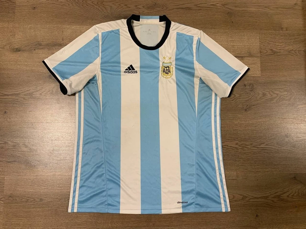 ARGENTINA NT 2015 2017 HOME FOOTBALL SHIRT JERSEY SIZE XL AH4975