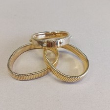 bracciale in rame dorato morbido tipo bulgari da uomo e da donna