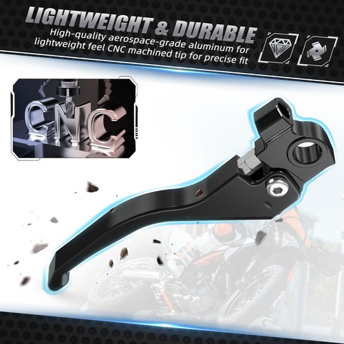 Aluminum Shorty Brake/Clutch Lever For KTM 690 Enduro R SMC-R 2014-2023 - Foto 11 di 17