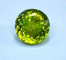 Cambodian Green Zircon Natural 48-50 Ct Round Cut EGL Certified Loose Gemstone