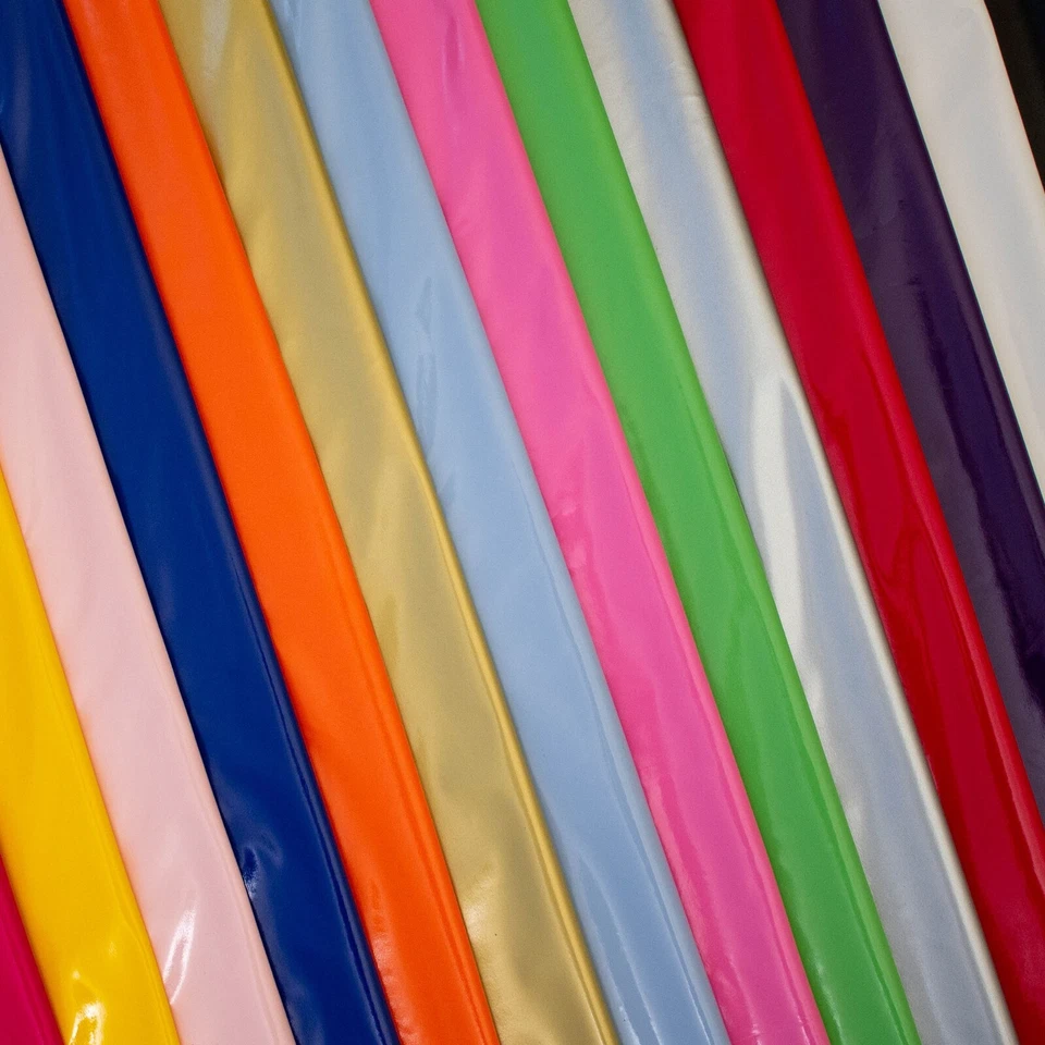 PVC Fabric for Sissy Maid Outfits - Gloss Shiny Stretch - suitable for sewing - Image 2 of 4