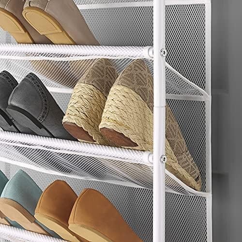 Whitmor, White 36Pair Over The Door Shoe Organizer eBay