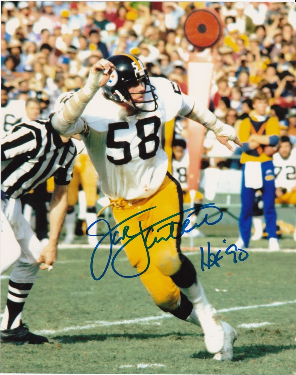 ラ*ー様 【当時物超激レア】JACK KENT・PURSER JET襟吊りチェー JACK LAMBERT PITTSBURGH STEELERS HOF 90 ACTION SIGNED 8x10 | eBay