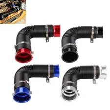 Adjustable Universal Car Cold Air Intake Inlet Pipe Flexible Duct Tube Hose Kit
