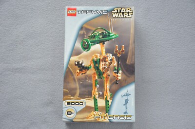 Lego Star Wars 8000  Pit-Droid   Lego-Technik-Set von 2000 Sealed Box Zustand A