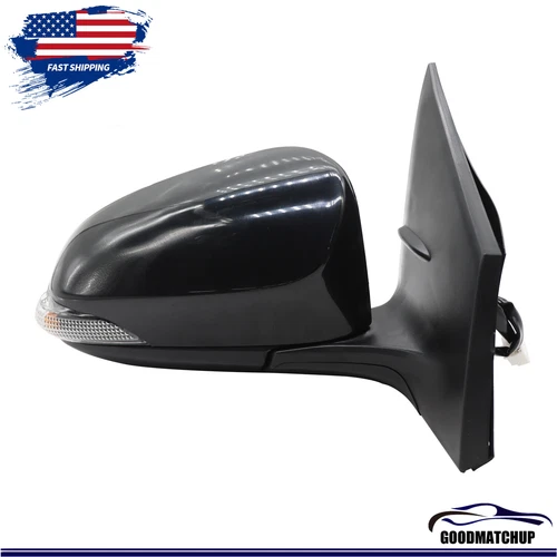 Power Mirror Heated Paintable Passenger Side For 2014-2019 Toyota Corolla