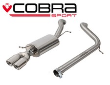 Audi A1 1.4 TFSI (150PS) S-line Non-Resonated Cat Back Cobra Sport Exhaust AU89