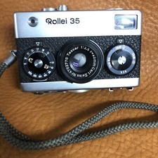 Rollei 35 Zeiss 40mm Tessar f/3.5 Lens Made In Germany With Case