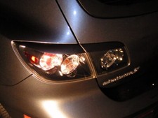 2004-2009 Mazda 3 Hatchback Mazdaspeed 3 Tail Light Vinyl Eyelids