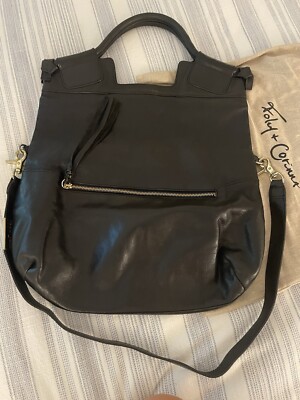 Foley and Corinna Black Leather Handbag | eBay display picture 2