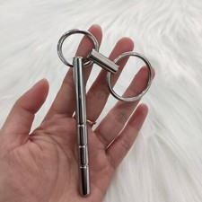 Stainless Steel Penis stretcher Sounding stretcherl penis Stretching Two Rings