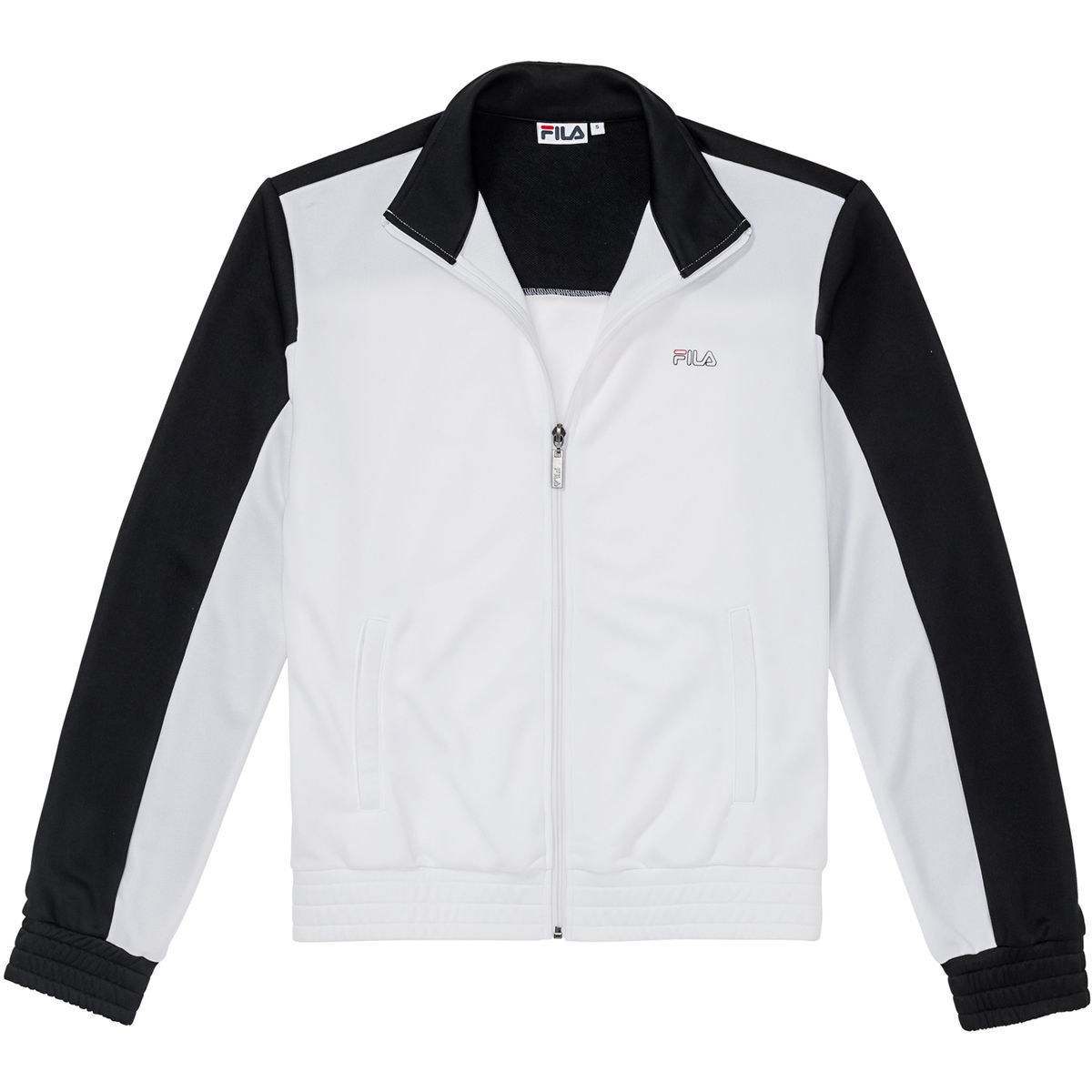 Fila Damen Trainingsjacke Joye Sweatjacke 682035 Schwarz Weiß Gr. S (c348)