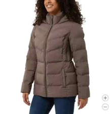 NWT 32 Degrees Heat Women's Hooded 4-Way Stretch Jacket, Color Purple, Size M