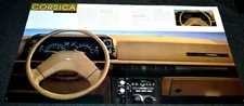 1988 CHEVY CORSICA INTERIOR DASH VIEW ORIGINAL DEALER ADVERTISEMENT AD 88