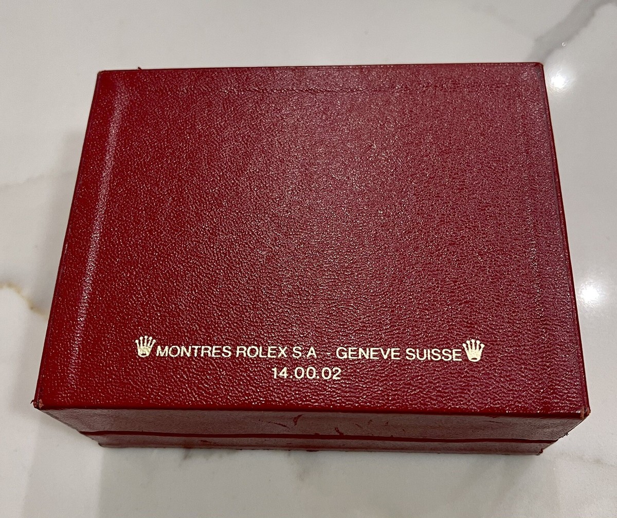 ROLEX レザー製レッドボックス ROLEX: Red, Leather & Logo Watch Case/Box Set | eBay