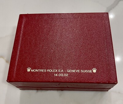 ROLEX 赤いレザーケース Original Vintage Rolex Red Leather Wallet 80-90s Booklet