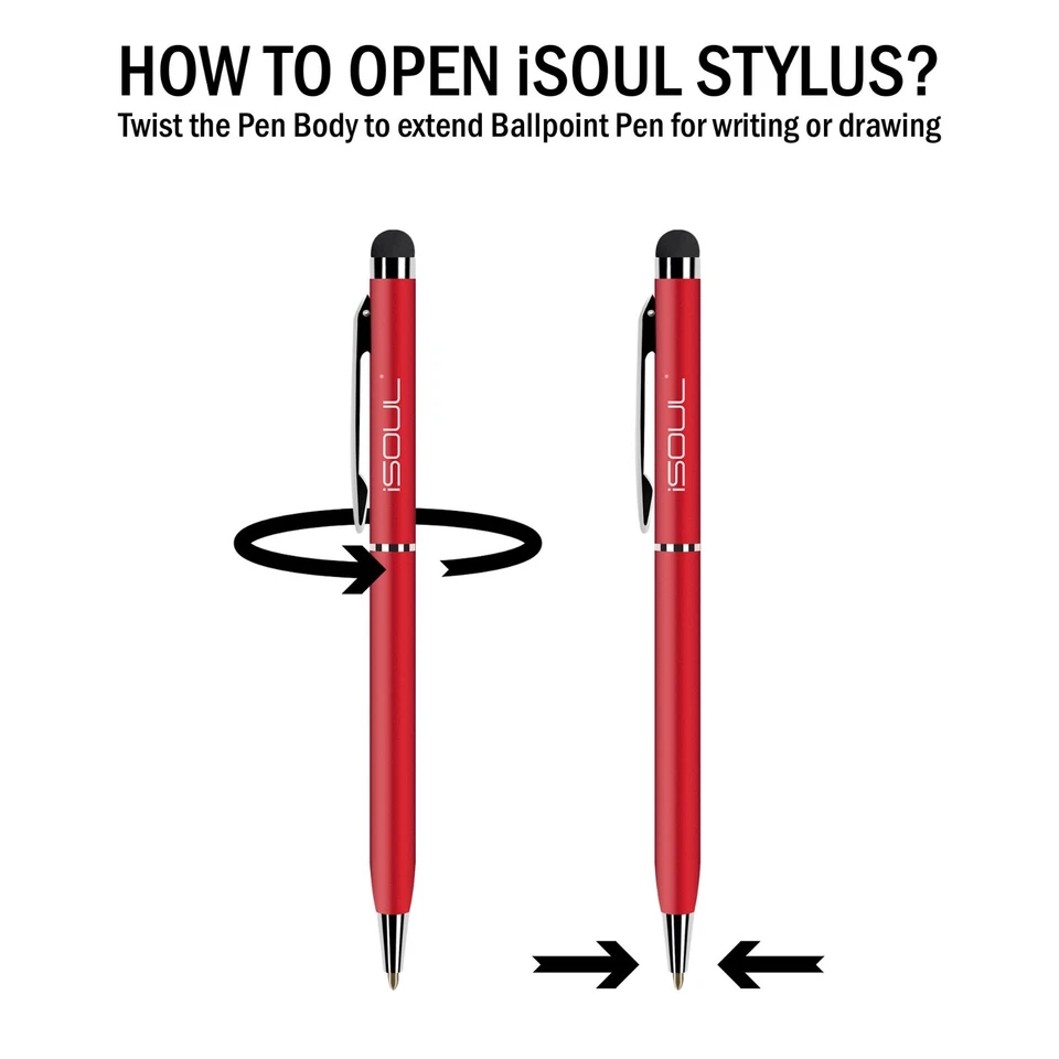 10 Pack Touch Screen Pen Stylus Touch Pen for Samsung Galaxy Tablet iPad iPhone - Image 4 of 4